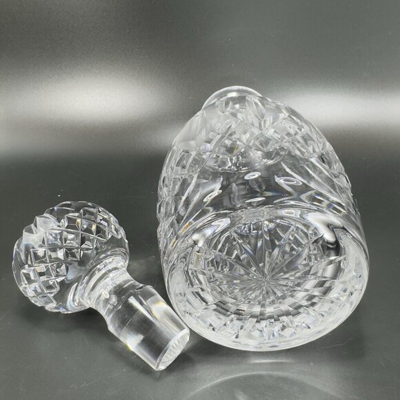 Waterford Clear Heavy Crystal Decanter Container Bottle With Stopper Signed VTG - Picture 6 of 16